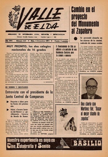 N&uacute;mero 0849 - 2 de diciembre de 1972