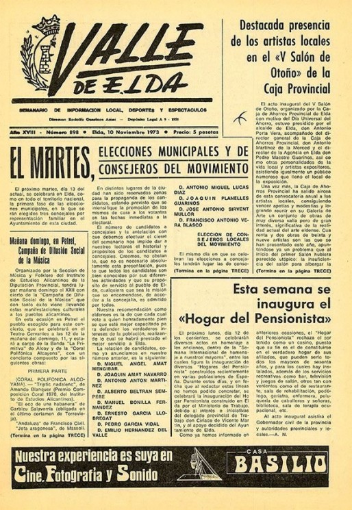N&uacute;mero 0898<span>10 de noviembre de 1973</span>