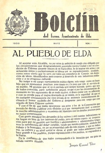 Bolet&iacute;n 1