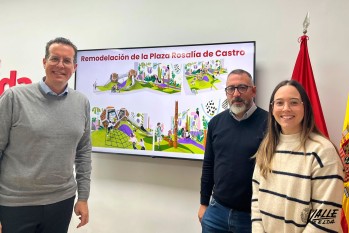 Elda remodelar&aacute; &iacute;ntegramente la plaza Rosal&iacute;a de Castro