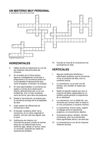 Un misterio muy personal