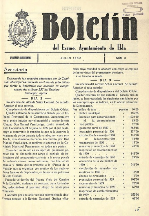 Bolet&iacute;n 3