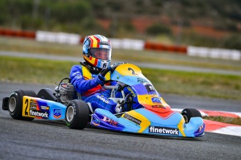Debut so&ntilde;ado en categor&iacute;a junior de Sandro P&eacute;rez en el Campeonato de Karting de la Comunidad