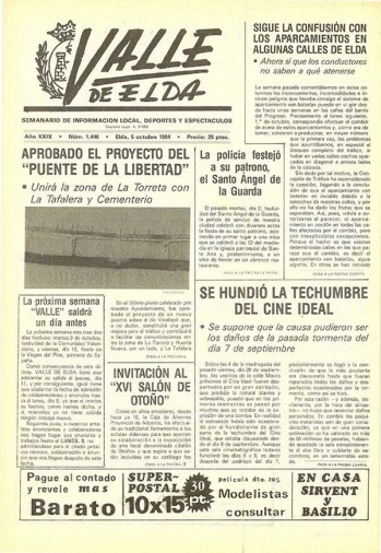 N&uacute;mero 1.446 - 5 de octubre de 1984