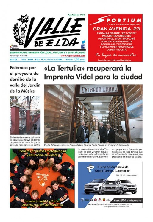 N&uacute;mero 3.023<span>15 de marzo de 2019</span>