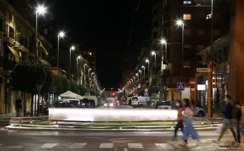 Renuevan la iluminaci&oacute;n de la avenida de Madrid