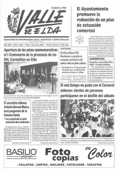 N&uacute;mero 2.236<span>2 de marzo de 2001</span>
