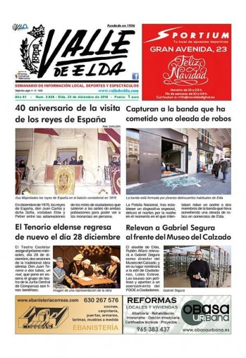 N&uacute;mero 2.926 - 22 de diciembre de 2016