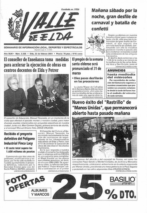 N&uacute;mero 2.235<span>23 de febrero de 2001</span>
