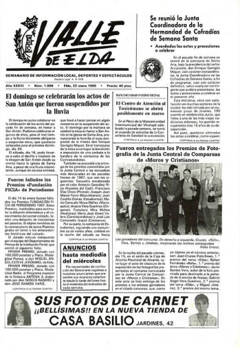 N&uacute;mero 1.606 - 22 de enero de 1988