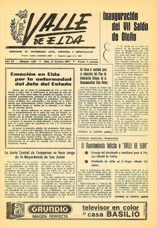 N&uacute;mero 1.001<span>31 de octubre de 1975</span>