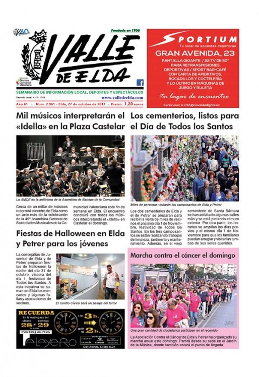N&uacute;mero 2.961<span>27 de octubre de 2017</span>