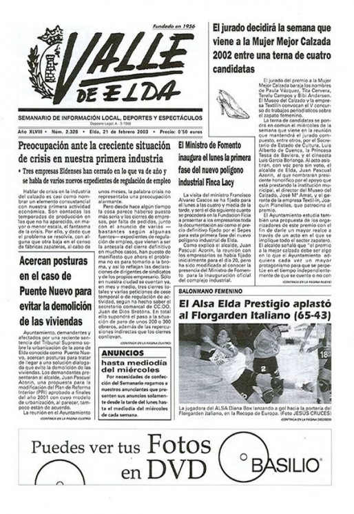 N&uacute;mero 2.328<span>21 de febrero de 2003</span>