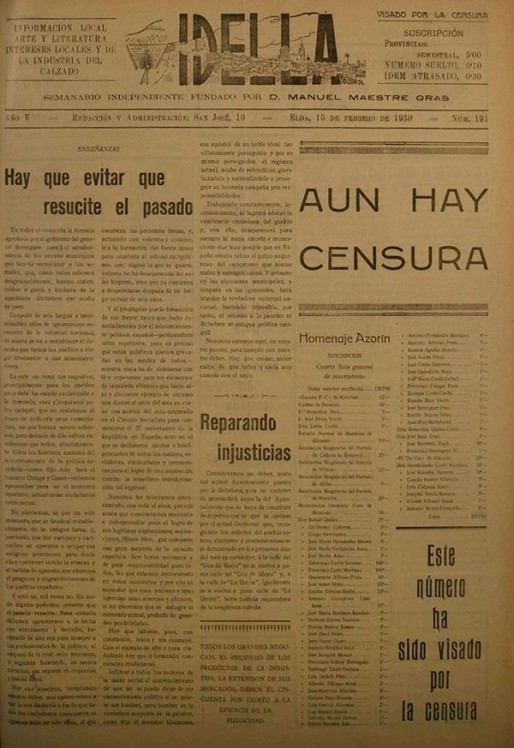 Idella n&ordm; 191<span>A&ntilde;o 1930</span>