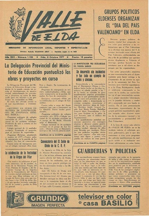 N&uacute;mero 1.100<span>8 de octubre de 1977</span>