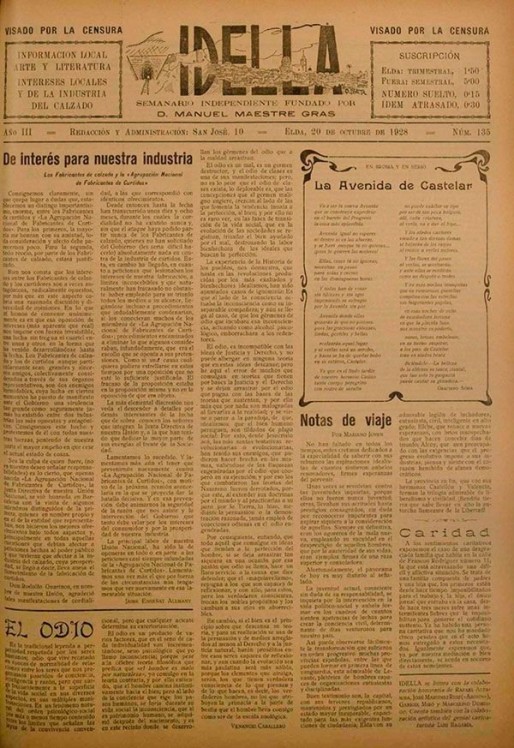 Idella n&ordm; 135<span>A&ntilde;o 1928</span>