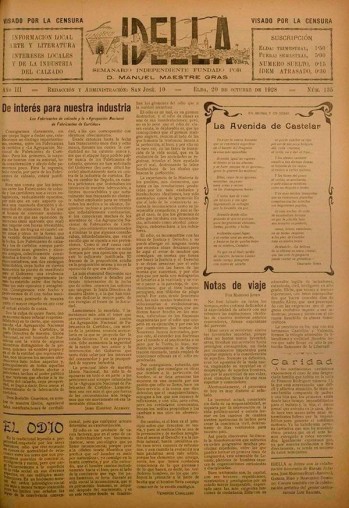 Idella n&ordm; 135 - A&ntilde;o 1928