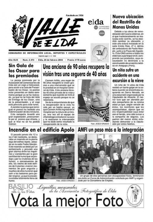 N&uacute;mero 2.373<span>20 febrero de 2004</span>
