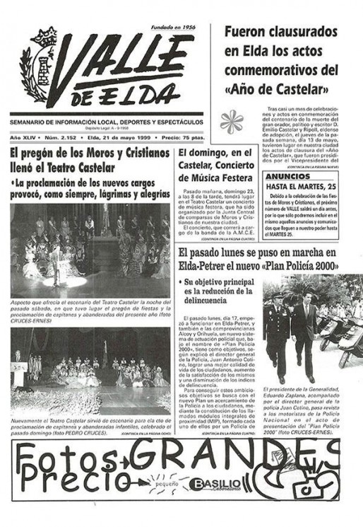 N&uacute;mero 2.152<span>21 de mayo de 1999</span>