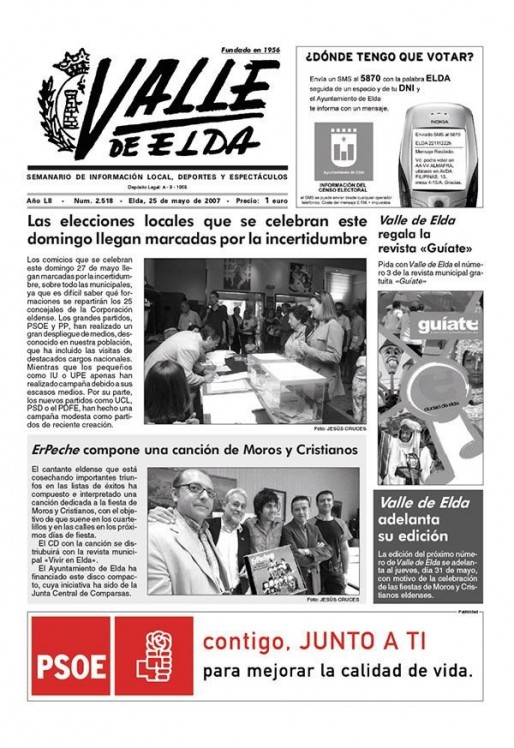 N&uacute;mero 2.518<span>25 de mayo de 2007</span>