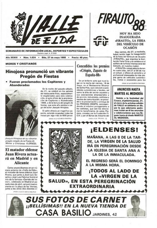 N&uacute;mero 1.624<span>27 de mayo de 1988</span>