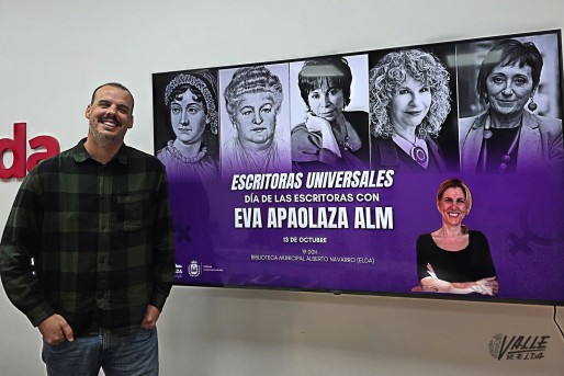 Elda celebra el D&iacute;a de las escritoras con la charla de la periodista Eva Apaolaza Alm