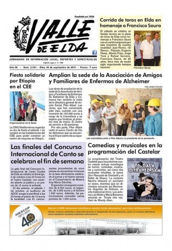 N&uacute;mero 2.701 - 30 de septiembre de 2011