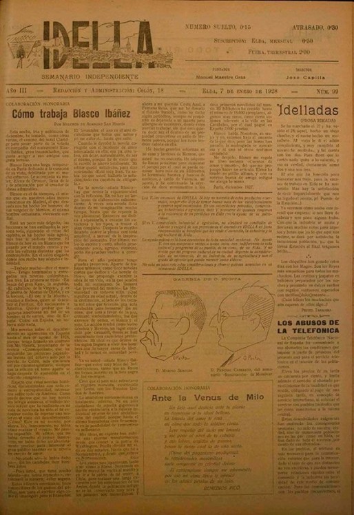 Idella n&ordm; 099<span>A&ntilde;o 1928</span>