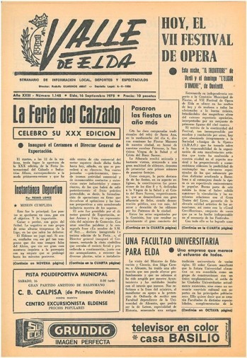 N&uacute;mero 1.148 - 16 de septiembre de 1978