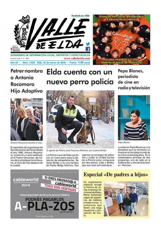 N&uacute;mero 3.024<span>22 de marzo de 2019</span>