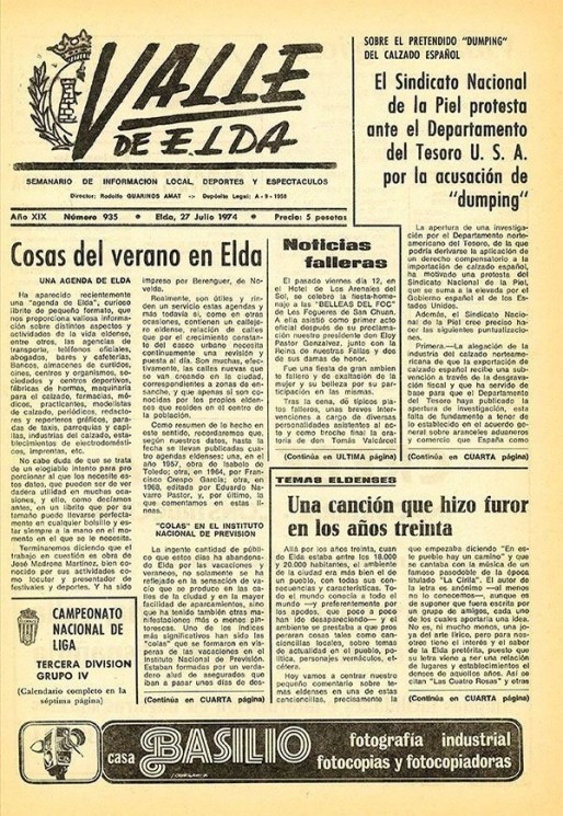 N&uacute;mero 0935<span>27 de julio de 1974</span>