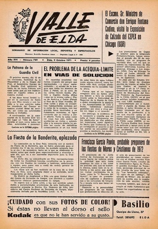N&uacute;mero 0789<span>9 de octubre de 1971</span>