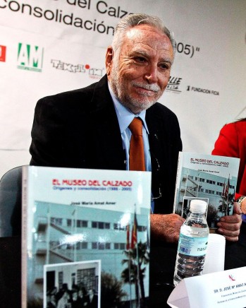 Jos&eacute; Mar&iacute;a Amat propone crear una feria de calzado en Elda para promocionar la ciudad