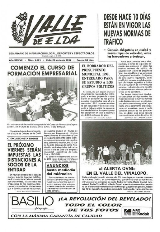 N&uacute;mero 1.821<span>26 de junio de 1992</span>
