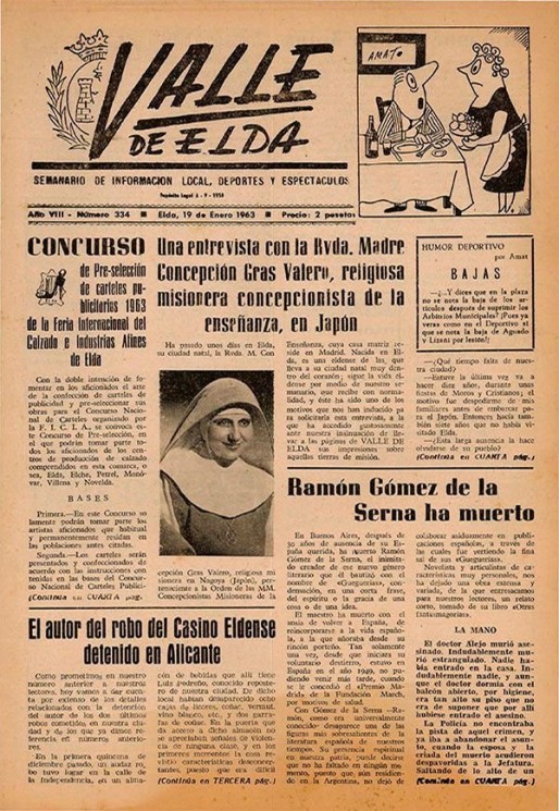 N&uacute;mero 0334<span>19 de enero de 1963</span>