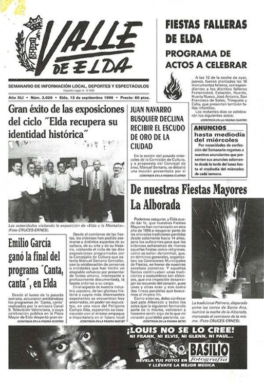 N&uacute;mero 2.020<span>13 de septiembre de 1996</span>