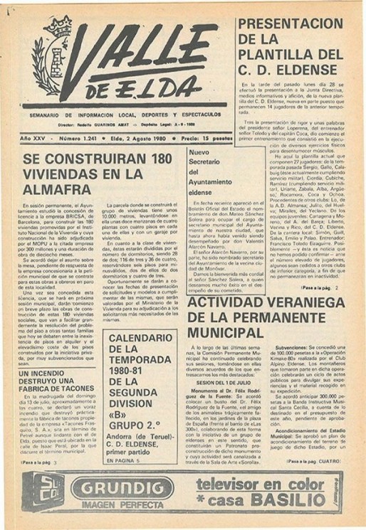 N&uacute;mero 1.241<span>2 de agosto de 1980</span>