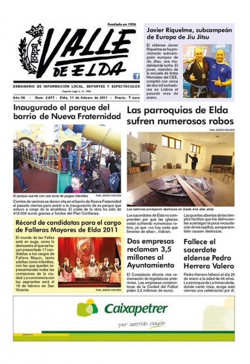 N&uacute;mero 2.677<span>11 de febrero de 2011</span>