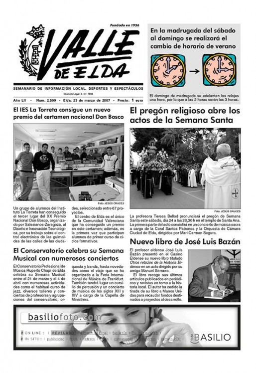 N&uacute;mero 2.509<span>23 de marzo de 2007</span>