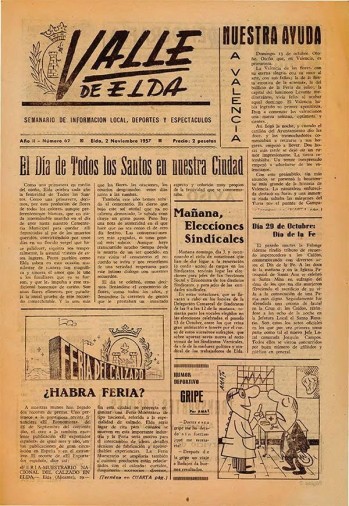 N&uacute;mero 0062 - 2 de noviembre de 1957