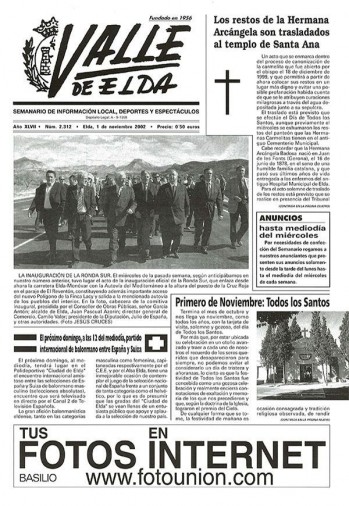 N&uacute;mero 2.312 - 1 de noviembre de 2002