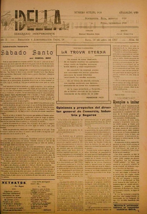 Idella n&ordm; 062<span>A&ntilde;o 1927</span>