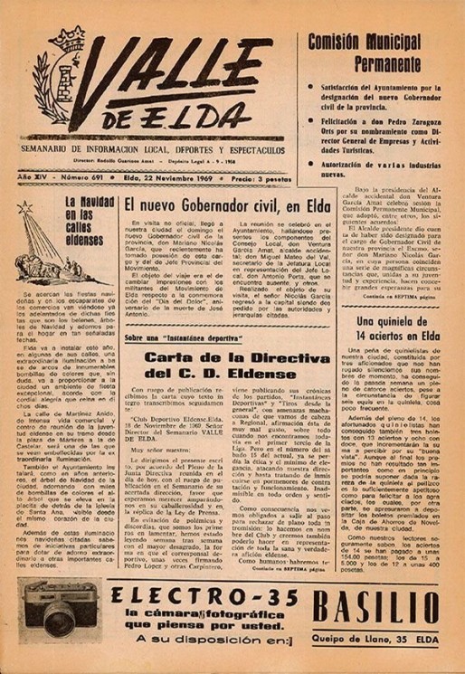 N&uacute;mero 0691<span>22 de noviembre de 1969</span>