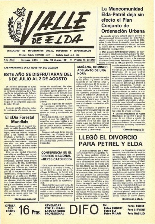 N&uacute;mero 1.275<span>28 de marzo de 1981</span>