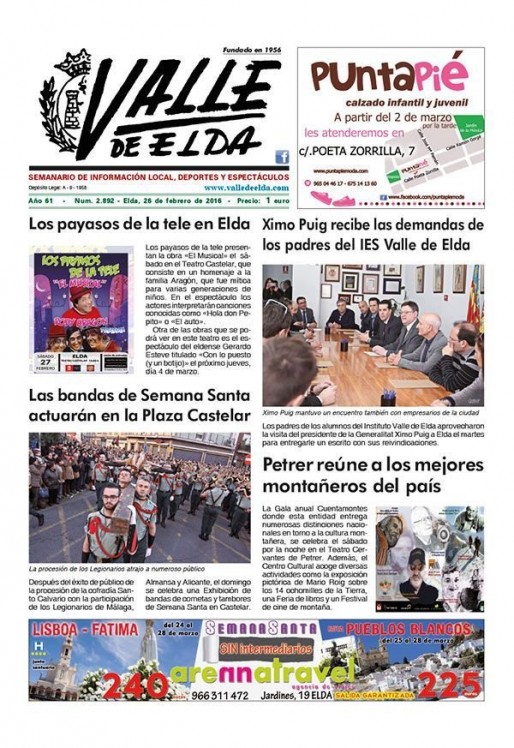 N&uacute;mero 2.892<span>26 de febrero de 2016</span>