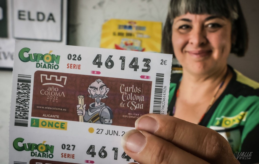 El “Año Coloma” en los cupones de la ONCE El “Año Coloma” en los cupones de la ONCE