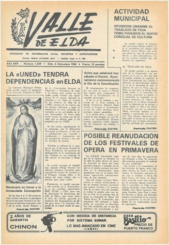 N&uacute;mero 1.259 - 6 de diciembre de 1980