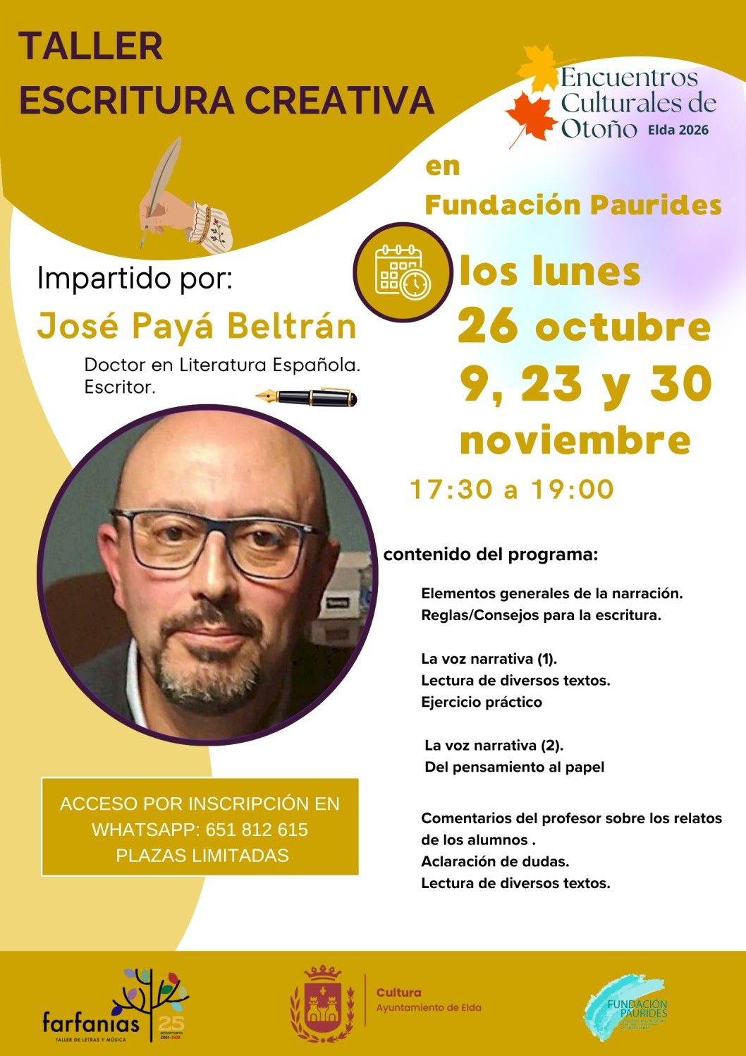 Taller de escritura creativa