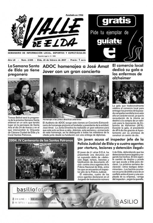 N&uacute;mero 2.505<span>23 de febrero de 2007</span>