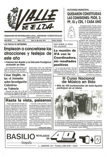 N&uacute;mero 1.777 - 25 de julio de 1991